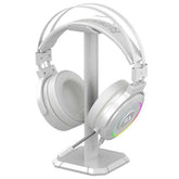 Redragon H320 Lamia 7.1 Surround Sound Volume Control Noise Cancelling RGB Light w/ Stand - White