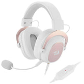 Redragon Zeus 2 Wired 7.1 Surround Sound Memory Foam Ear Pad 53mm Drivers Detachable Mic For Pcps4/3 & Xbox One/series X White - CompuMe