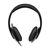 Logitech H540 USB Headset For Windows & Mac , Skype Certified | With Noise-Cancelling Mic