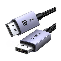 Ugreen 25862 Displayport 2.1 Cable, 80gbps, 16k@30hz 8k@240hz 4k@240hz, Vesa Certified 3m