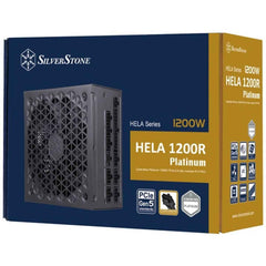 SilverStone HELA 1200R Platinum 1200W (ATX 3.0) PCIE 5.0 (12VHPWR) 80 Plus Platinum Full Modular - High Performance Power Supply | SST-HA1200R-PM |