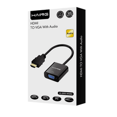 Haing HDMI to Vga with Audio High Quality, HDMI cable