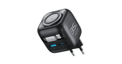 HAVIT UC250 35W GaN Travel Charger with Retractable Cable