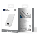 WiWU PN03 Essen Series 10000mAh Power Bank 22.5W – PD & QC 3.0 Fast Charging, LED Digital Display, White - 18 Months Warranty