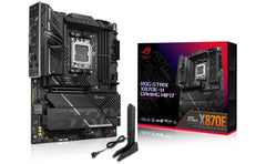 ASUS ROG STRIX X870E-H GAMING WIFI 7 ATX Motherboard, AMD X870E Chipset, 4x DDR5 DIMM Slots, 256GB Max Memory, 1x PCIe 5.0 x16 Slots, 4 x M.2 Slots