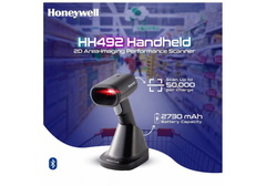 Honeywell Scanner KIT HH492 Wireless 1D/2D/DotCode/PDF Charging Black CHARGE | HH492 - CompuMe