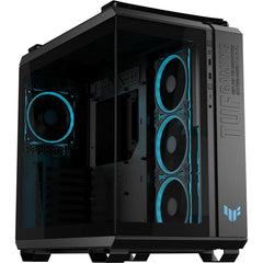 Asus Tuf Gt502 Horizon Argb Dual Chamber Design Independent Cooling Zones For The Cpu & Gpu W/ Pre Installed 4 Argb Fans Black