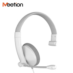 Meetion HP002 Telephony 3.5mm Jack Headset -White