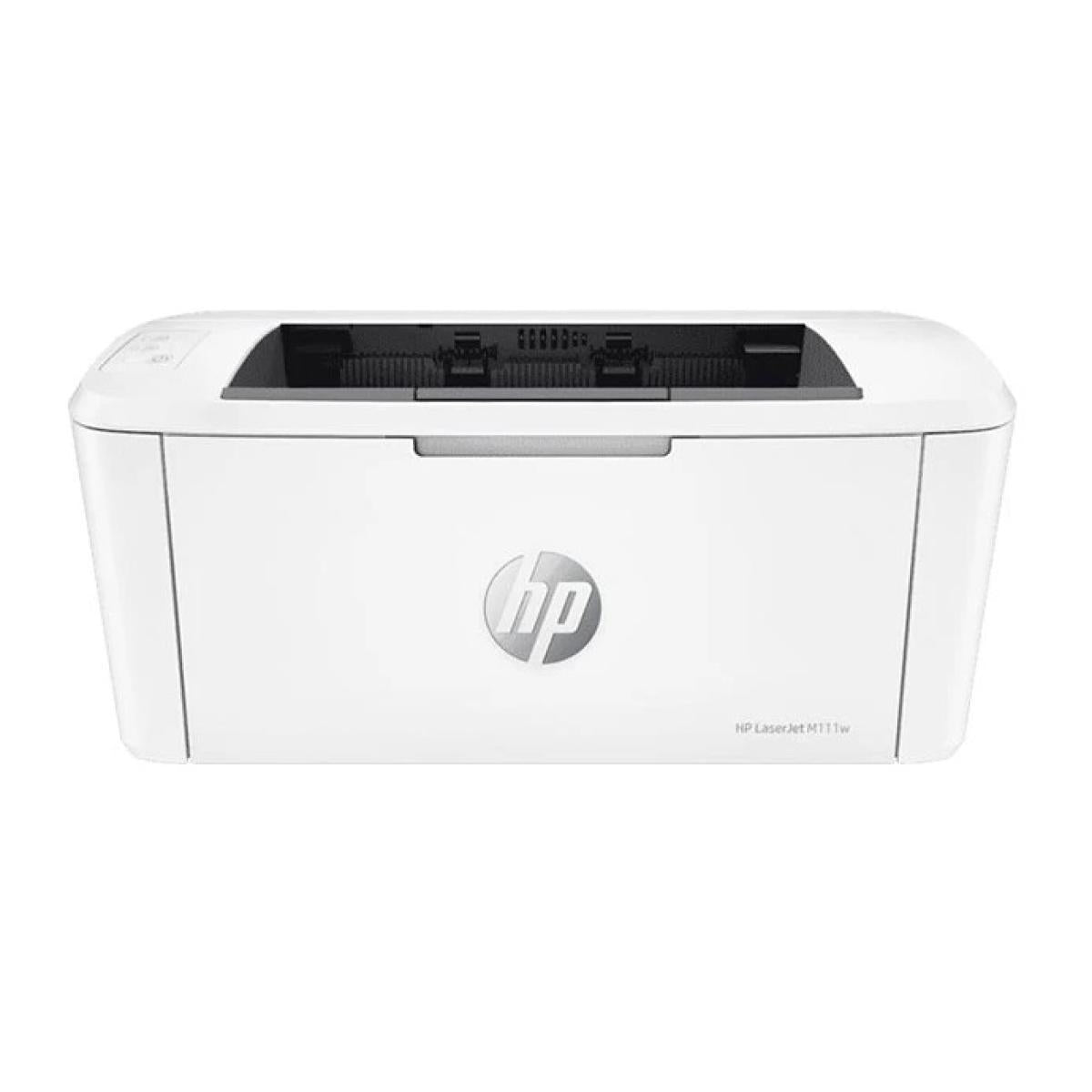 HP LaserJet M111w Wireless Laser Printer Black -Print Only- w- Up To 20 ppm, USB2.0 + Wireless & BT Connectivity - 7MD68A -