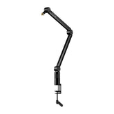 HyperX Caster Microphone and Camera Boom Arm – C-Clamp, Black