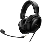 HyperX Cloud III DTS:X Spatial Virtual 3D Surround Sound Gaming Headset w/ Improved Bass & Superior Noise-cancelling Mic Quality & Onboard Controls , Multiplatform Compatibility (USB-C, USB-A, and 3.5mm) - Blackout | SKU: 727A8AA | - CompuMe