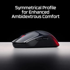 HyperX Pulsefire Fuse Wireless (2.4GHz / Bluetooth) Lightweight (75g) RGB Gaming Mouse,12K DPI, Up to 85 Hours AA Battery - For PC/PS5/Xbox Series X