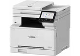 Canon i-SENSYS MF664Cdw Colour Laser Multi-Function Printer, 25 ppm Speed, 3-in-1 Print Scan Copy, Auto Duplex, Wireless & Gigabit Ethernet, Secure Print, 12.7cm Touchscreen, White