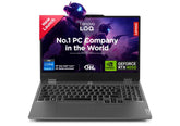 Lenovo LOQ Gaming Laptop 15IRX9 - Intel Core i7-13645HX 14 Core 4.9GHz, NVIDIA GeForce RTX 4050 6GB,16GB DDR5, 512GB SSD, 15.6" FHD IPS 144Hz Display - Luna Grey