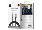 Wiwu Wi-C048-L Legend Audio Series Lightning to 3.5mm Aux Audio Cable 1.5M