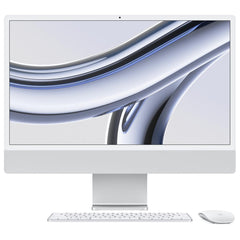 Apple Imac All In One Desktop (2021) Apple M1 8‑core Cpu & 8‑core Gpu (256gb/8gb) W/ 24" 4.5k Retina Display Silver - CompuMe