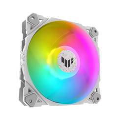 ASUS TUF Gaming TF120 ARGB Case Fan, Aura Sync Compatibility, 12cm Fan White