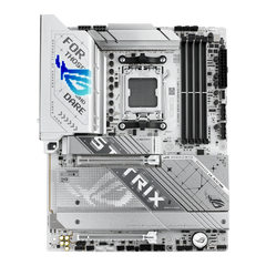 ASUS ROG STRIX X870-A GAMING WIFI ATX Motherboard, AMD X870 Chipset, 4x DIMM DDR5 White