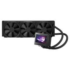 ASUS ROG RYUJIN III 360 AIO Liquid CPU Cooler with 3.5" LCD Display, Asetek 8th Gen Pump Black