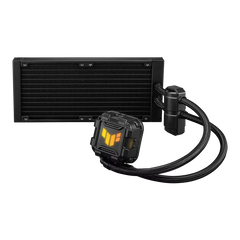 ASUS TUF Gaming LC II 240 ARGB Liquid Cooler With Aura Sync, 240MM Radiator, 2*120MM TUF ARGB Fans Black