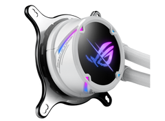 ASUS ROG STRIX LC II 360 ARGB White Edition All In One Liquid CPU Cooler, With Aura Sync, Three ROG 120mm ARGB Radiator Fans White