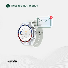Green Lion Tech Master Smart Watch Silver