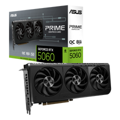 ASUS PRIME GeForce RTXโข 5060 8GB GDDR7 OC Edition Graphics Card