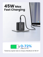 Ugreen 65052 Usb C Gan Infinity Fast Charger 45w Eu