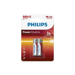 Philips Batteries Power Alkaline AAA (2 Pack)