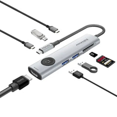 Promate ComandHub-Lite, USB-C Hub