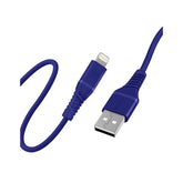 Promate Powerline-AI120 - Blue, Data Sync & Charge Cable