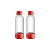 Drinkmate Bottle 1L Red, Twin Pack