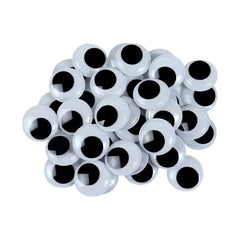 Wiggle Googly Eyes, Self Adhesive, Medium Size 20 Pieces
