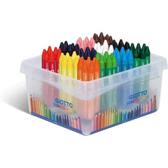 GIOTTO Cera Maxi Wax Crayons, Pack of 96