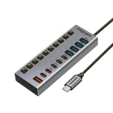 Promate GegaHub-5G, Multi-Port 5Gbps Data & Charging Hub