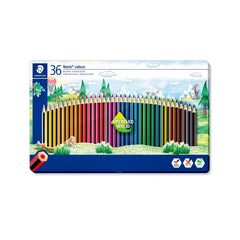 Staedtler Metal Case Pencils Colors Pack Of 36