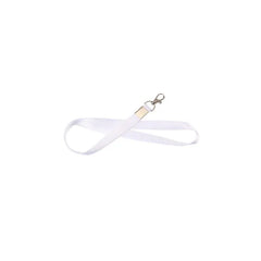 Nylon Lanyard & Metal Trigger Clip Pack Of 50, White