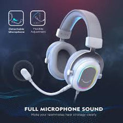 FIFINE RGB headset for computer setup