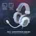 FIFINE H13W RGB Gaming Headset with 7.1 Surround Sound and MultiPlatform Support PC/PS4/PS5 (White)