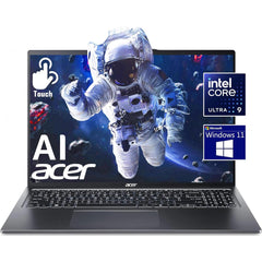 Acer Swift Go 16 (2024) Sfg16 Intel Core Ultra 9 H Serise Powerful 16 Cores W/ Intel® Ai Boost Npu & 16" Ips Touch Screen , Iron - CompuMe