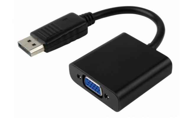 DisplayPort to VGA (Male to Female) Adapter