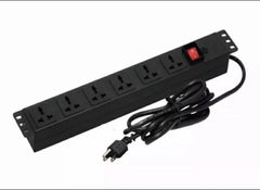 Universal 6-Port PDU Power Distribution Unit For Cabinets