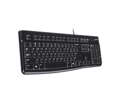 Logitech K120 USB Keyboard Spill-Resistant with Quiet Typing