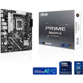 Asus Prime B860m K Lga 1851 Micro Atx Motherboard Lga 1851 Micro Atx Motherboard, Intel B860 Chipset, 2x Dimm Ddr5 Slots, Up To 128gb Max Memory, 1x Pcie 4.0 X16 Slot, 2x M.2 Slots
