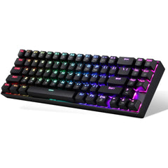 Redragon K599 Krs Wire & Wireless 60% Compa 70 Key Tenkeyless Rgb Backlit Computer Red Switch - CompuMe