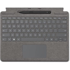 Microsoft Surface Pro Signature Keyboard & Slim Pen 2 Compatible With Surface Pro 8 / Pro X English Layout Platinum