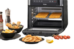 Trisa Hot Air Fryer, Crisp Master, 12Lit, 1800Watts, Black - 7424.42