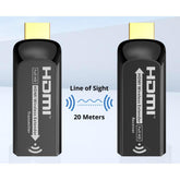 Lenkeng Lkv433mini Wireless Hdmi Full Hd 1080p Extender ( Hdmi Transmitter & Hdmi Receiver) Up To 20m Support For Video Conferences, Home Entertainment & Multimedia Education