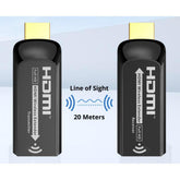 Lenkeng Lkv433mini Wireless Hdmi Full Hd 1080p Extender ( Hdmi Transmitter & Hdmi Receiver) Up To 20m Support For Video Conferences, Home Entertainment & Multimedia Education