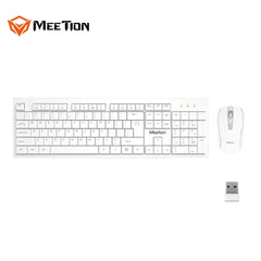 MEETION MT-C4120 LITTLE WIRELESS KEYBOARD & MOUSE COMBO – WHITE